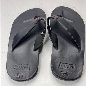 Levi's Black Flip-Flops Comfortable Sandals